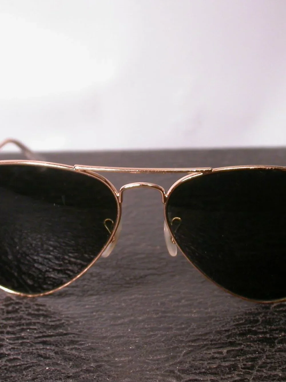 Ray Ban Gold Metal Aviator Shades Sunglasses ITALY RB3025 FRAME ONLY